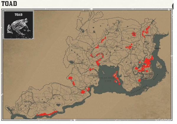 Red dead redemption 2 - животные. Карты с местами обитания