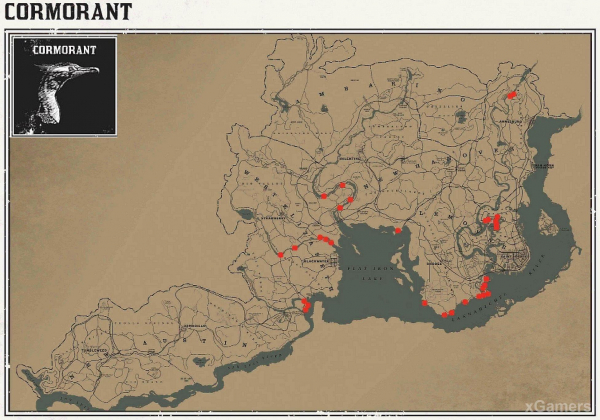 Red dead redemption 2 - животные. Карты с местами обитания