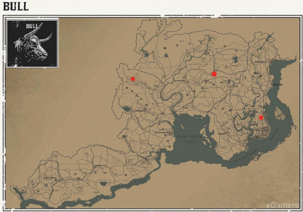 Red dead redemption 2 - животные. Карты с местами обитания