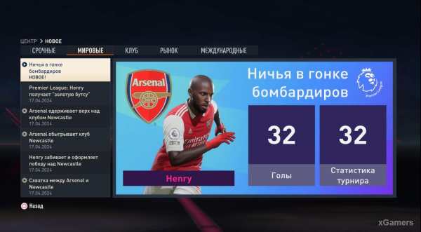 FIFA 23 Карьера за игрока: Возвращение Thierry Henry в Arsenal &ndash; 2 сезон