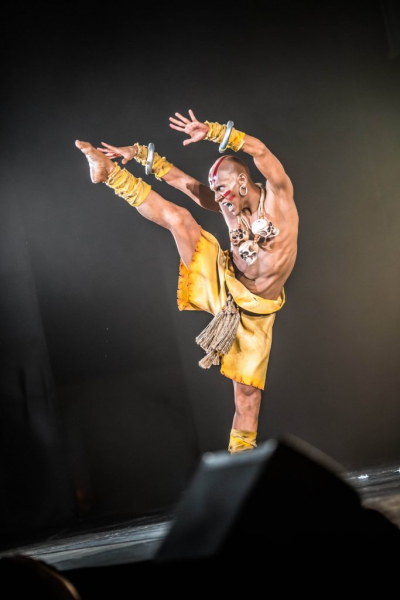 Близкий взгляд на косплей из Мексики на Street Fighter