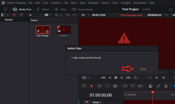Как исправить ошибку &laquo;Media Offline&raquo; в DaVinci Resolve?