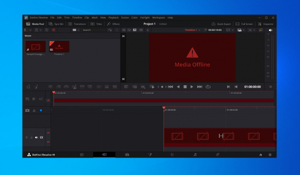 Как исправить ошибку &laquo;Media Offline&raquo; в DaVinci Resolve?